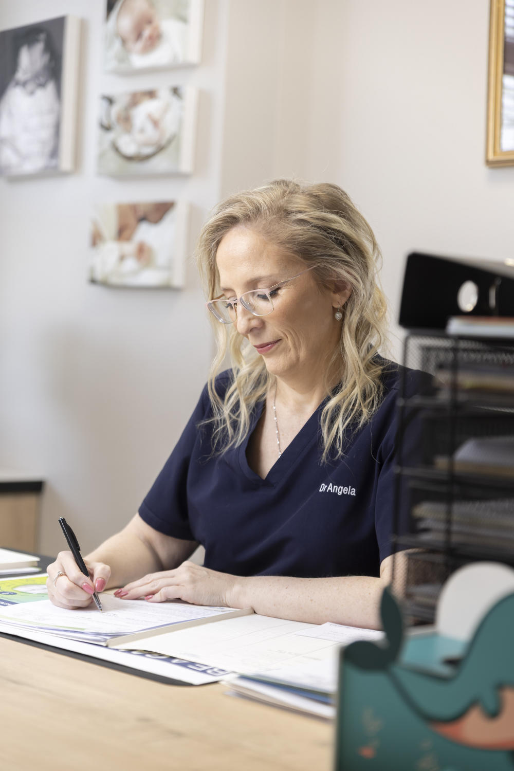Dr Angela Colquhoun, paediatrician